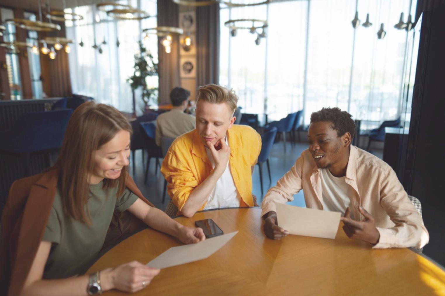 Interactive workshop session demonstrating communication techniques